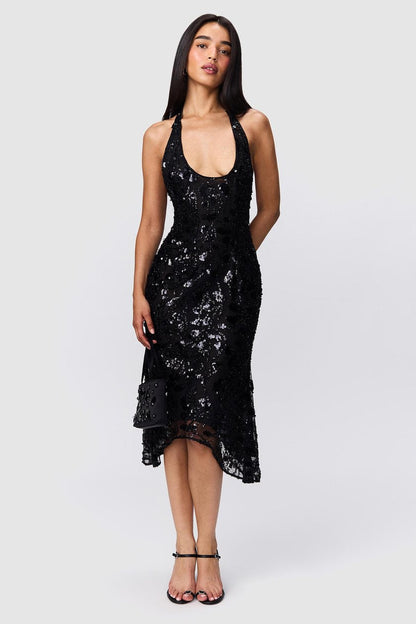 Giselle Sequin Lace Dress