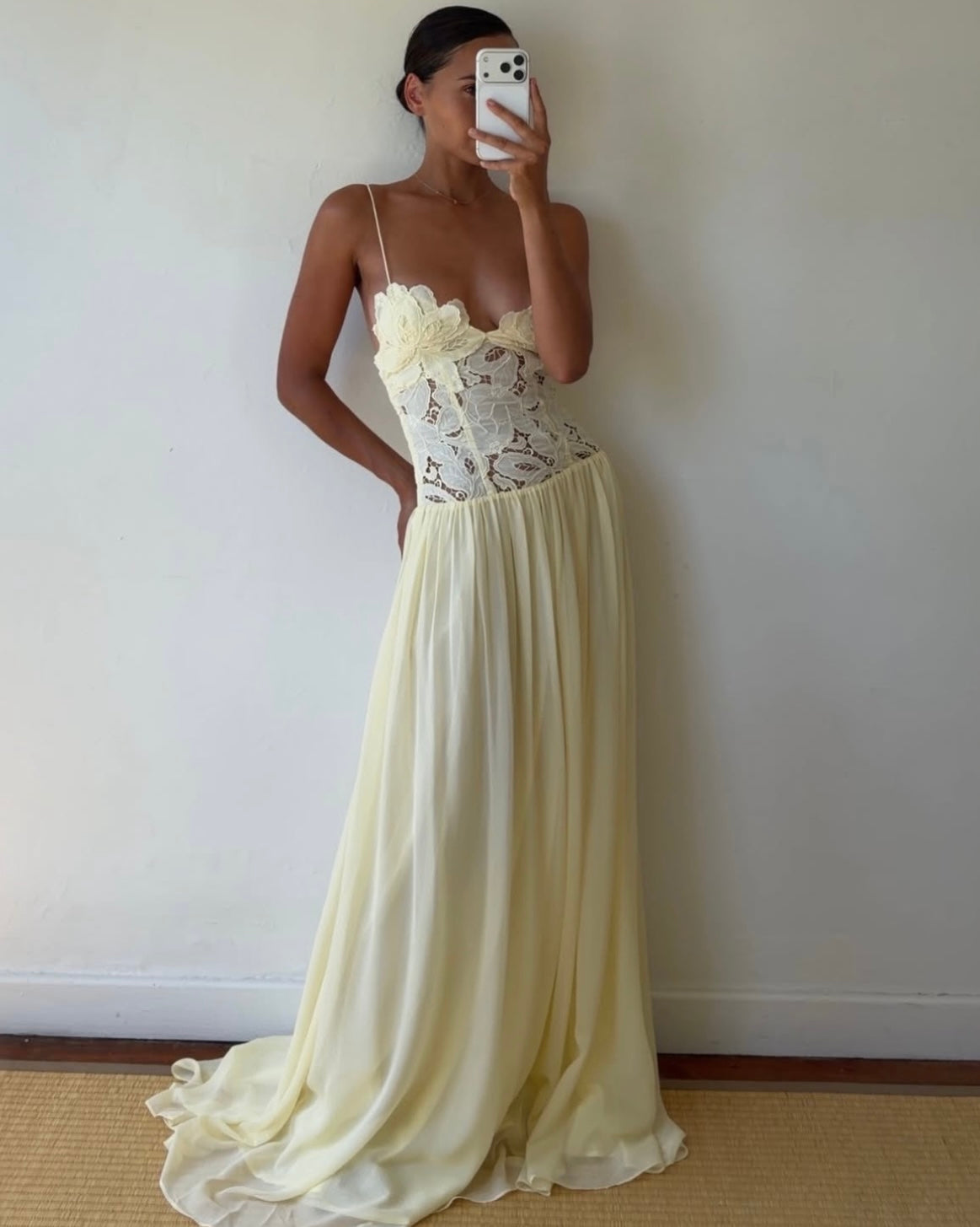 Stephanie Maxi Dress (Yellow)