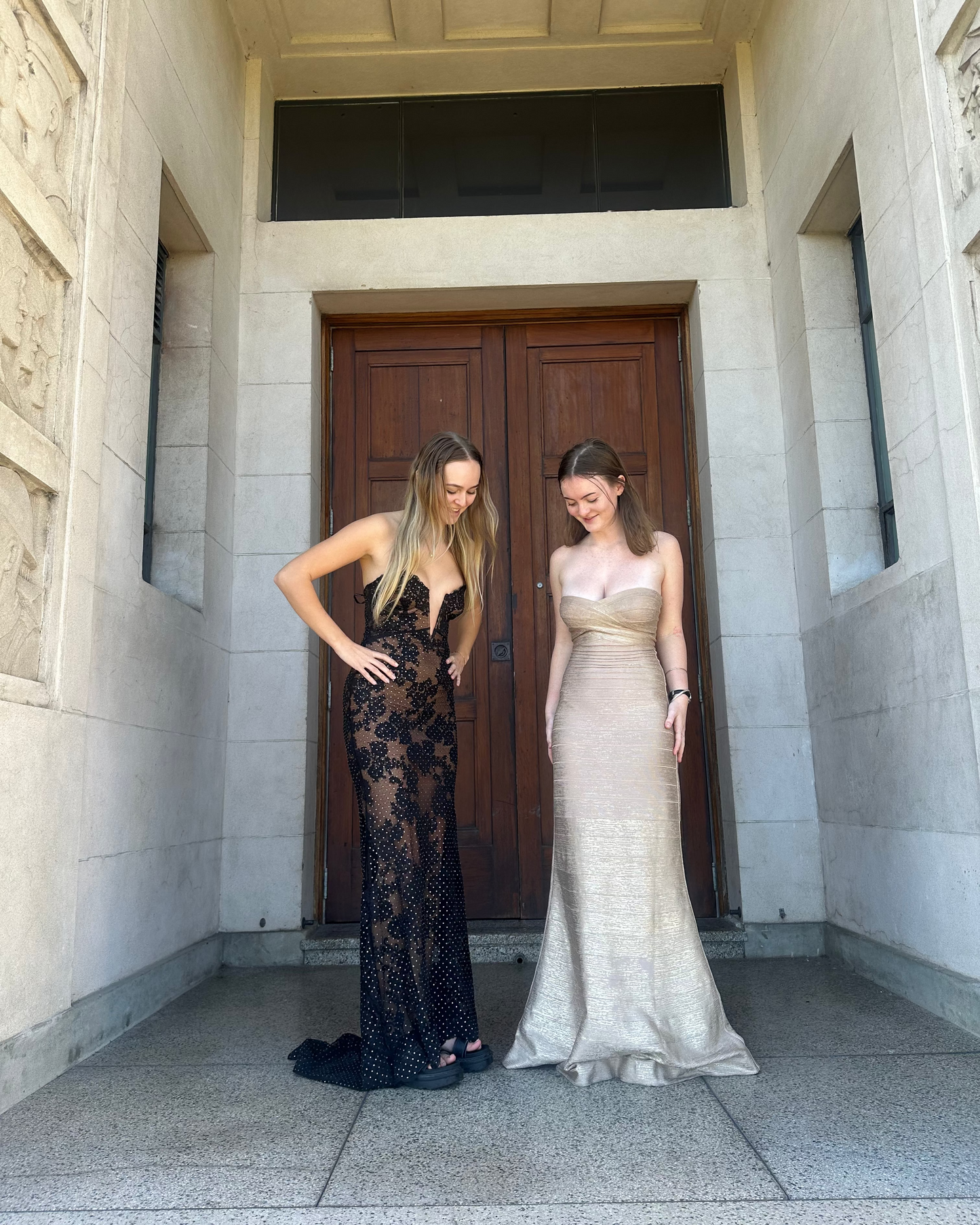 Rhinestone Maxi Gown