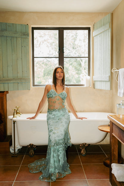 Dahlia Maxi - Turquoise